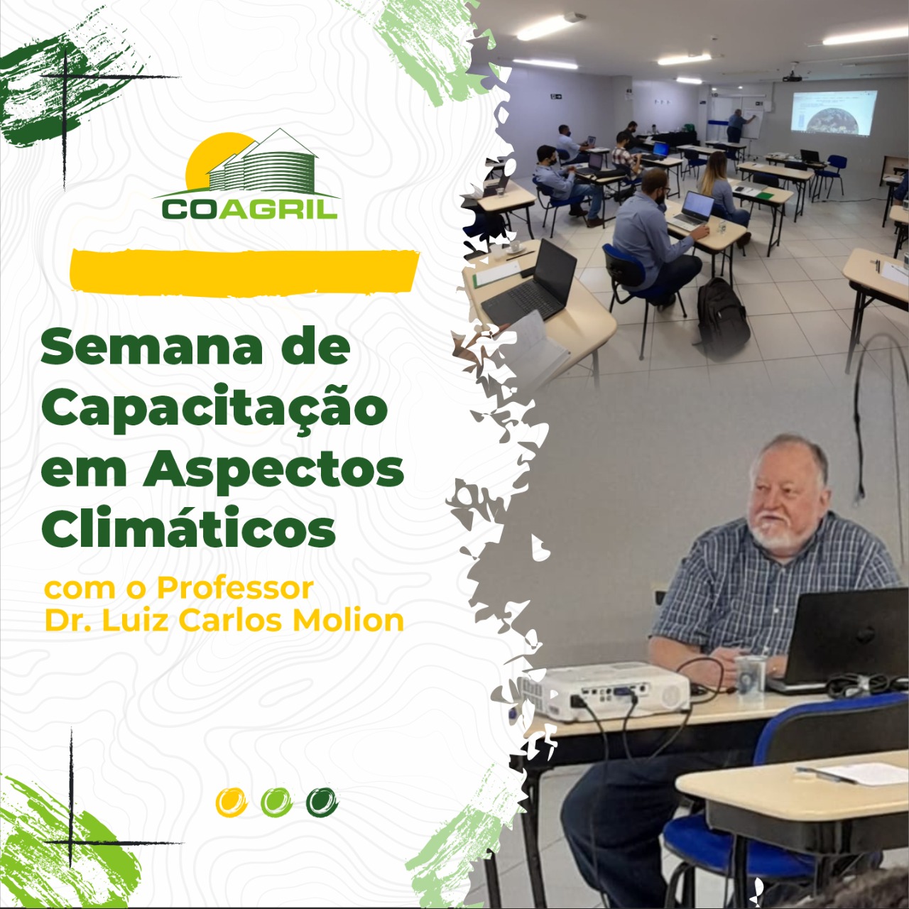 Leia mais sobre o artigo Semana de capacitação em aspectos climáticos com o Prof. Dr. Luiz Carlos Molion